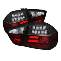 BMW E90 06-08 4Dr LED Blinkers Ljuslist LED Bakljus - Svarta Spyder Auto